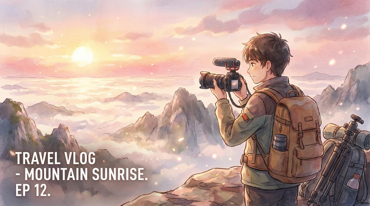 萝莉岛旅行视频分享山顶日出