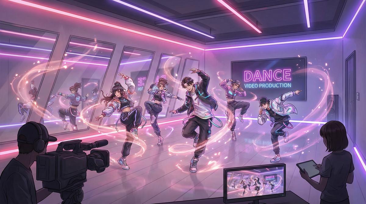 萝莉岛舞蹈视频拍摄现场